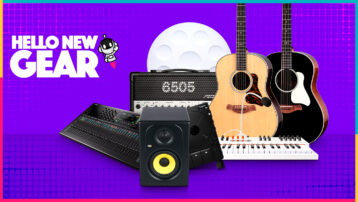 Nieuwe muziekapparatuur juli 2025 met gitaren, synthesizer, studiomonitoren, versterker, mixer en meer: Hello New Gear!