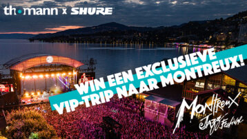 Shure en Thomann geven een VIP-reis weg naar het Montreux Jazz Festival.