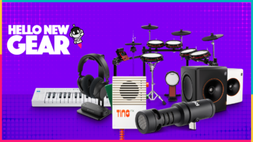 Hello New Gear maart - Onze selectie met studiomonitoren, hoofdtelefoons, een elektronisch drumstel, een keyboardcontroller en microfoons
