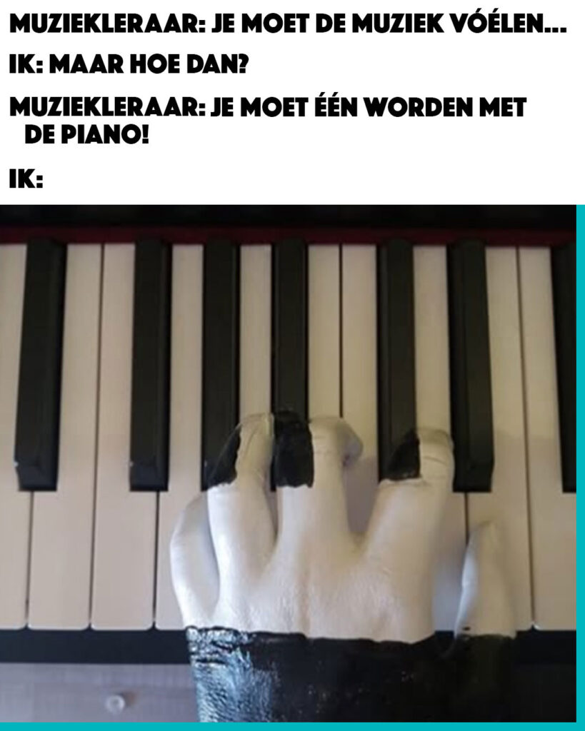 meme piano leren spelen